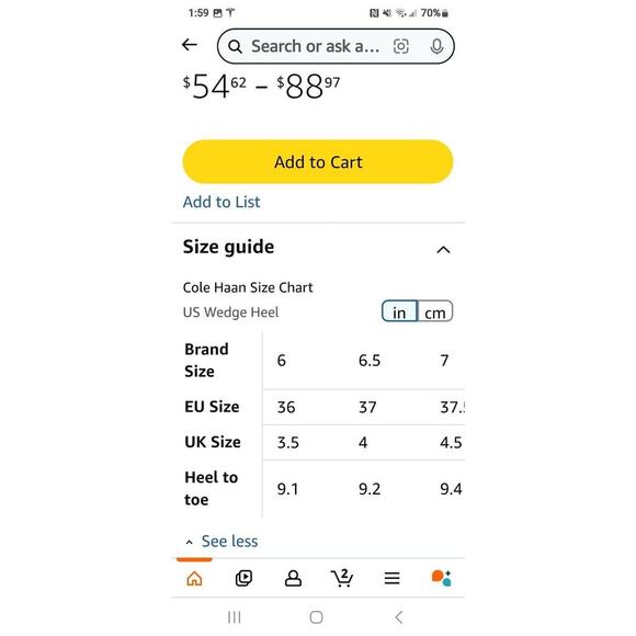 New! Cole Haan Women's Cloudfeel Southcrest Espadrille Mule Wedge Sandal Blue 6B - Picture 12 of 13